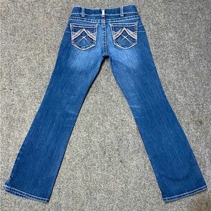 ARIAT WOMEN'S REAL DENIM BOOT CUT RIDING JEANS size 28 Regular